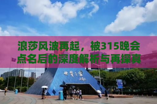 浪莎风波再起，被315晚会点名后的深度解析与再探真相